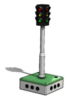 Traffic Light 3D Printer Model