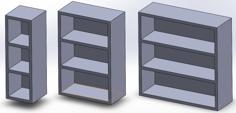 Simple Bookshelves 3D Printer Model