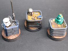 Star Wars Loot Crates / Objective Markers 3D Printer Model