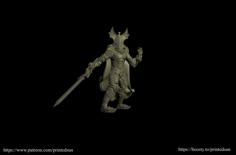 Old Knight 3D Printer Model