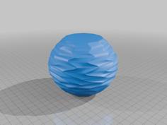 Wavy Tealight Bowl 3D Printer Model