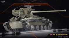 FV1066 Senlac – British Light Tank. 3D Printer Model