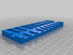 Improved X-Acto Knife Box Inserts 3D Printer Model