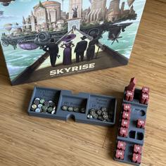 Skyrise Board Game Insert 3D Printer Model