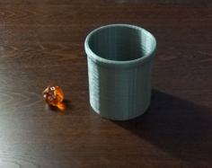 Magnifying Dice Cup 3D Printer Model