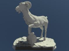 Goat 3D Printer Model