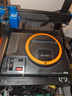 Megadrive Plastic Circle Shell 3D Printer Model