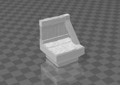 Basic Dwarven Mines Angle Wall (Dungeon Blocks Compatible) 3D Printer Model