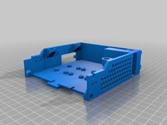 Better Rear Enclosure Remix W/ LM2596, Relays, Pi 3B, & SD Extenders 3D Printer Model