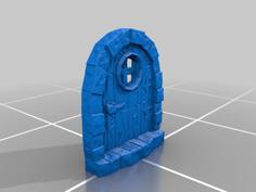 Fairy Door (Flat Back) 3D Printer Model