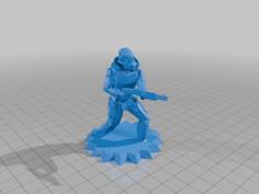 Half Life Combine 3D Printer Model