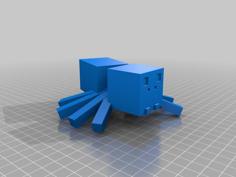 Minecraft Spider Remix 3D Printer Model