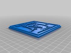 Bundaberg RUM Coaster 3D Printer Model