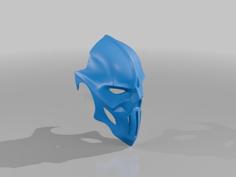 Warhammer Dark Elf Mask 3D Printer Model