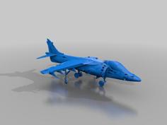 Harrier Jumpjet 3D Printer Model