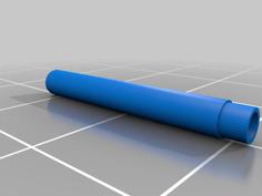 Modular Neutrona Wand Gun Barrel 3D Printer Model