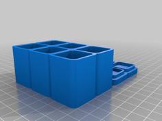 Small Six Compartment Organizer 3D Printer Model