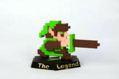 8-Bit Link – The Legend Of Zelda NES (Custom Amiibo) 3D Printer Model