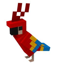 Minecraft Parrot 3D Printer Model