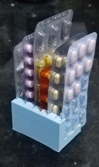 Pill Blister Packs Holder 3D Printer Model