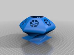 Circling-the-square 3D Printer Model