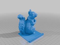 Squirrel Phone Stand 3D Printer Model