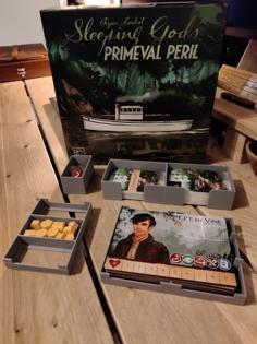 Sleeping Gods – Primeval Peril Organizer (split Up) 3D Printer Model