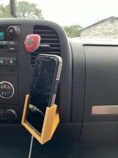 2nd Generation Chevrolet Chevy Silverado Phone Holder 2007-2013 3D Printer Model