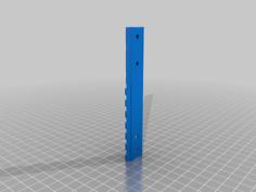 Ruger 10/22 Hybrid Picatinny Top Rail 3D Printer Model