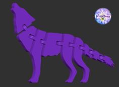 Flexi Wolf 3D Printer Model