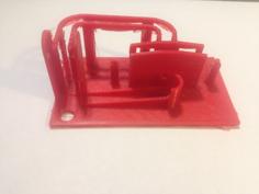 Marblevator Mini Seesaw Edition Track With No Arches 3D Printer Model