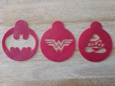 Face Painting Stencils 3D Printer Model