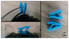 ‘Use As You Want’ Filament Clip 3D Printer Model