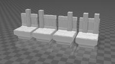 Basic Dwarven Mines Reinforced Walls (Dungeon Blocks Compatible) 3D Printer Model