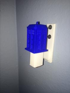 Tardis Towel Hook 3D Printer Model