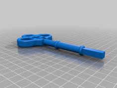 Loft Hatch Key 3D Printer Model