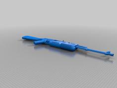 Laser Blaster Based On AKM 3D Printer Model