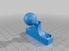 Custom Car Telephone Holder To Replace Suction Cup 3D Printer Model