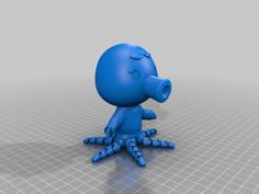 Animal Crossing Articulated Marina 3D Printer Model