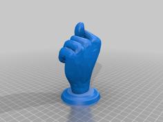 Nah Finger – Nah Parmak Low Polygon (REMIX) 3D Printer Model