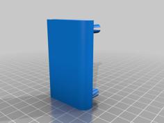 Pegboard Mount For Akro-Mils , Akro-Bin Style Container 3D Printer Model