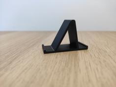 Minimalistic Dual Angle Phone Stand 3D Printer Model