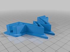 Weezer Flying W – Cookie Cutter 3D Printer Model