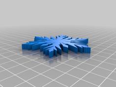 Frozen Snowflake 3D Printer Model