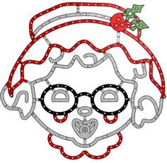 Singing Mrs Claus 3D Printer Model