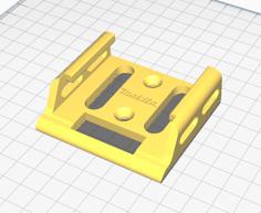 Makita Battery Holder (with Logo) 3D Printer Model