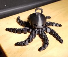 Octopus Keychain 3D Printer Model