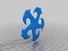 Punisher Shuriken 3D Printer Model