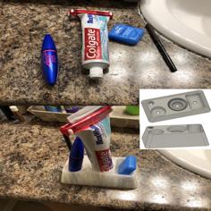 Washroom Toothpaste Stand 3D Printer Model