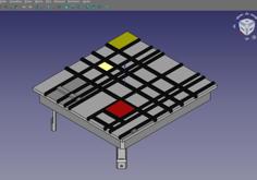 Lampara Smila Hjärta Mondrian Revamped 3D Printer Model